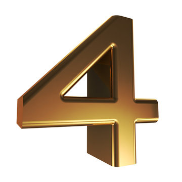 Number 4 Gold