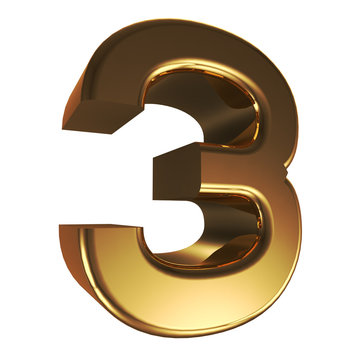 Number 3 Gold