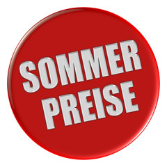 Button rot rund SOMMER PREISE