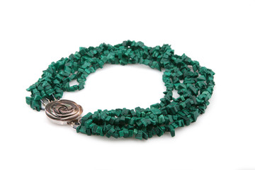 Green female necklace