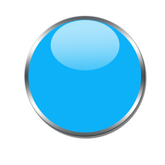 blauer Button