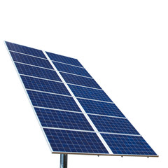 solar panel isolated on white background