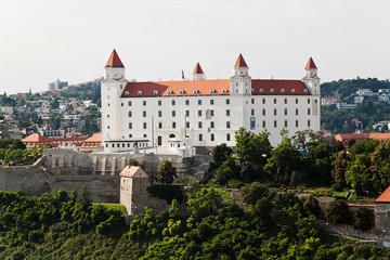 Slowakei, Bratislava: Burgberg mit Burg