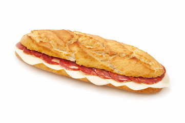 sandwich isolated on white background