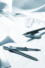 engineer's work table