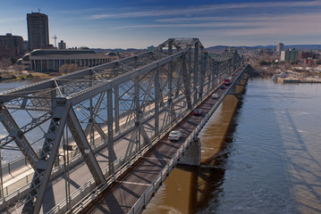Alexandra Bridge over the Ottaw River between Ottawa & Hull