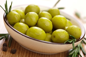 green olives