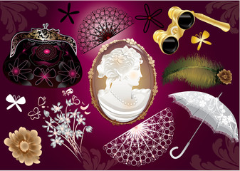 victorian lady set
