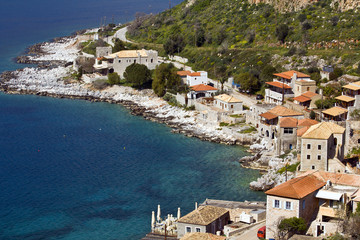 Obraz premium Limeni traditional fishing village at Peloponnese, Mani, Greece