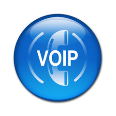 Boton brillante VOIP