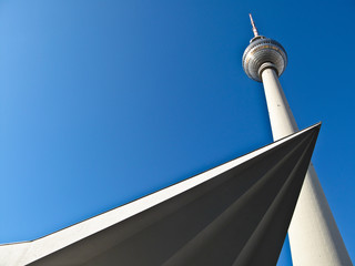 Naklejka premium Berlin - Alexanderplatz - Fernsehturm