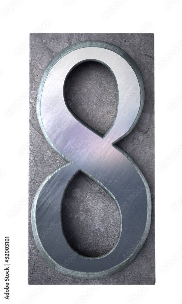 Fototapete number 8 typescript