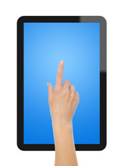Tablet PC with Hand