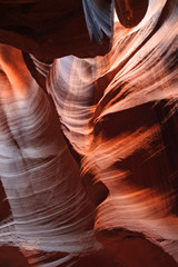 Beautiful Antelope Canyon, a slot canyon in Arizona