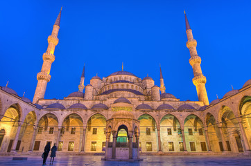 Fototapeta na wymiar Sultanahmet Mosque at Istanbul