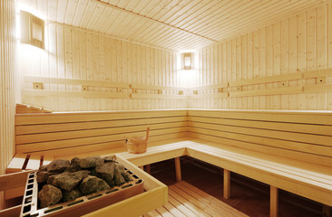 Traditional wooden sauna - 32009186