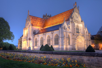 Fototapeta na wymiar Royal Monastery of Brou, Bourg-en-Bresse, France