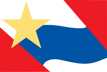 Lafayette city flag