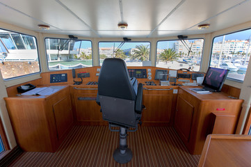 Boat cockpit
