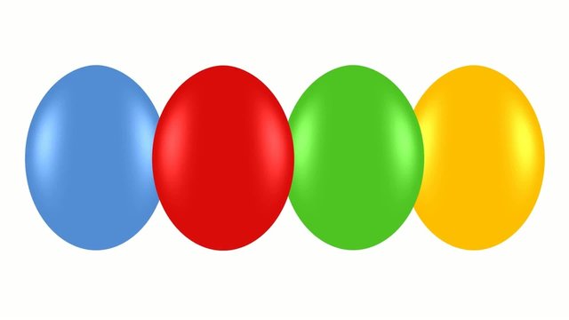 Fr&ouml;hliche Ostern - bunte Eier