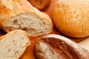 Assorted bread