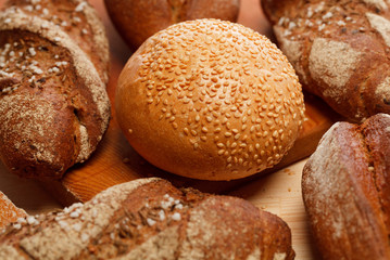 Assorted bread