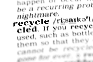 recycle  (the dictionary project)