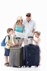 Family going on vacation