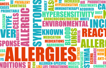 Fototapeta premium Allergies
