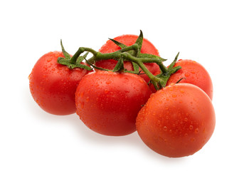 branch of red tomatoes