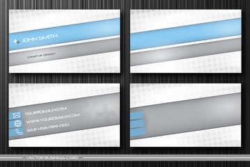 Set of creative business cards