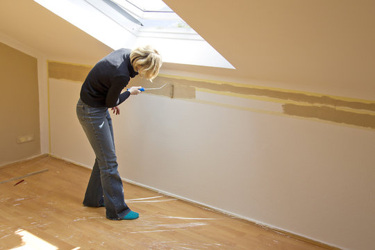 wohnung wird neu gestrichen