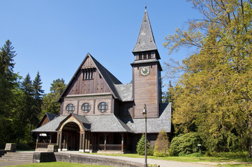 Fototapeta premium Russische Kirche auf dem Stahnsdorfer Friedhof