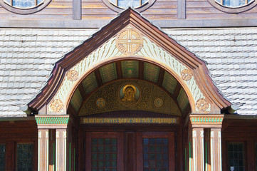 Obraz premium Russische Kirche auf dem Stahnsdorfer Friedhof
