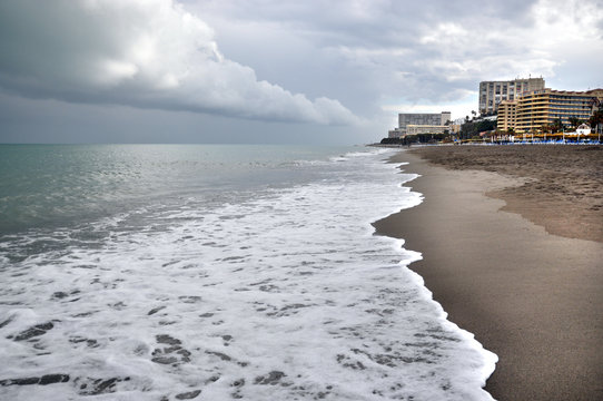 Playa de Torremolinos.