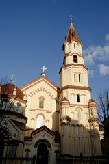 Fototapeta na wymiar Kościół św Mikołaja w Lirhuania.