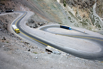 Curvas en la carretera