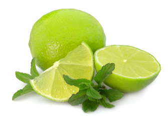 Lime with mint