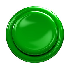 Grüner Knopf mit den Lichtreflexen