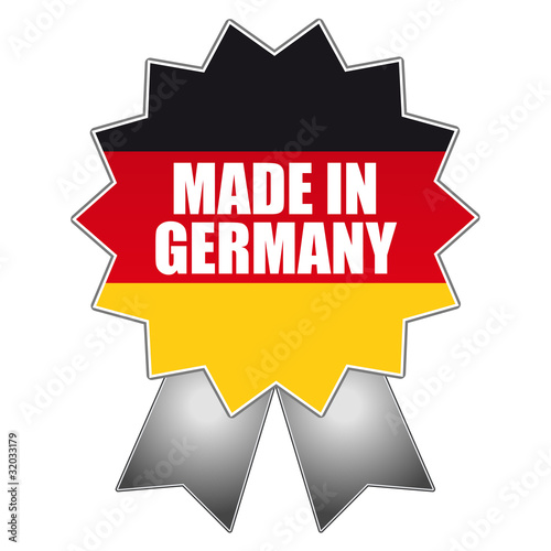 "Made in Germany - Schild, Siegel, Aufkleber" Stockfotos und