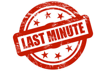 Sternen Stempel LAST MINUTE