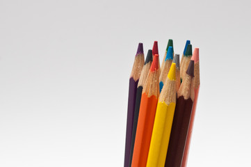 Pack of coloured pencils