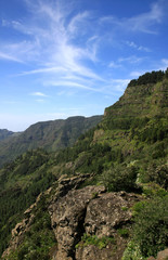 Landscape on La Gomera, Canary island,Spain