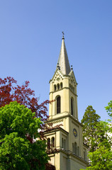 Fototapeta na wymiar Stephanskirche in Konstanz, Bodensee, Deutschland