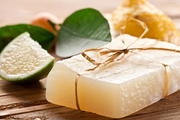 Lemon soap