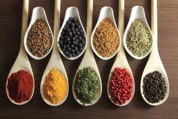 Keuken spatwand met foto Spices and herbs © Profotokris