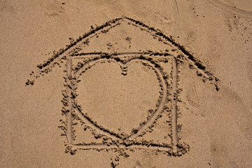 home sweet home on the beach