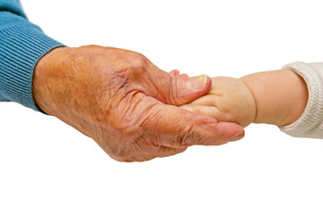 Young and old hands