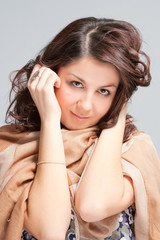 Naklejka premium giving my smile to you