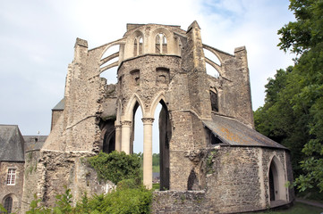Fototapeta na wymiar Abbaye Notre-Dame de Hambye